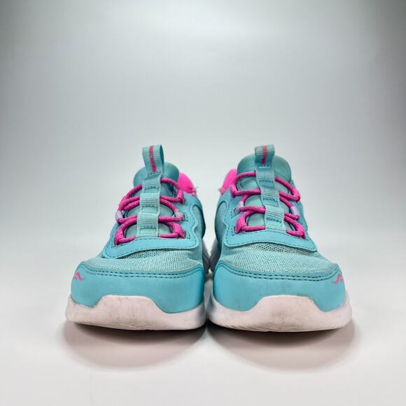 Skechers Slip-ins Bounder Blue Pink Kids Sneakers Comfort Shoes Youth Size 9 - Picture 2 of 10